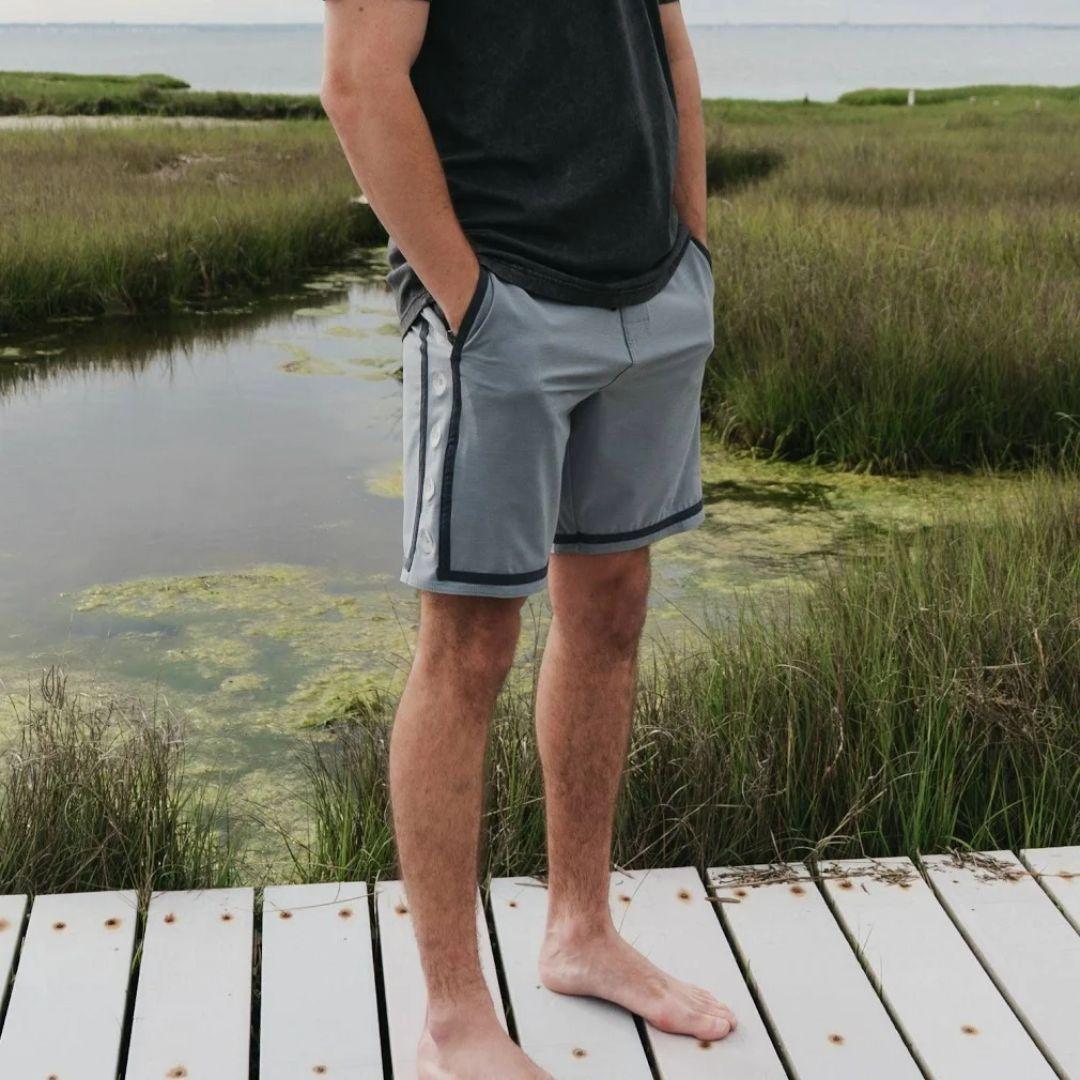 Jetty Men's Hudson Hybrid Boardshorts - Agave